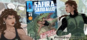 SAFIRA SÁNDALO #01 - Arma de Defesa Híbrida Humana Tecnológica - Destaque